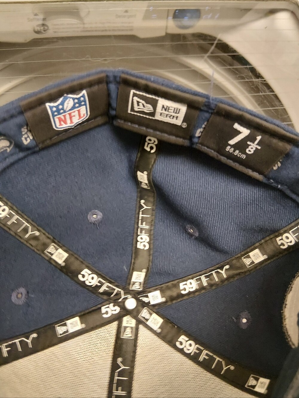 New Era Seattle Seahawks Superbowl Champions 59FIFTY Fitted 7 1/8 - Picture 2 of 6